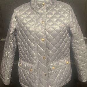 J Crew silver jacket